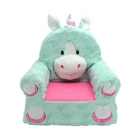Sweet Seats Adorable Children's Chair Ideal for Children Ages 2 and up, Standard Size, Machine Washable Removable Cover,13" L x 18" W x 19" H