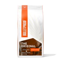 Bulletproof Ground Coffee, Premium Medium Roast Gourmet Organic Beans, Rainforest Alliance Certified, Perfect for Keto Diet, Upgraded Clean Coffee (12 Ounces)