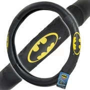 Batman Car Steering Wheel Cover - Comfort Grip Superhero Car Accessories, Universal Fit for Steering Wheels between 14.5"-15.5"