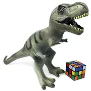 Boley Jumbo Monster 22" Soft Jurassic T-Rex Toy - Big Educational Dinosaur Action Figure, Designed for Rough Play - Great Sandbox Toy, Beach Toy, Dinosaur Party Toy, and Toddler Dinosaur Gift