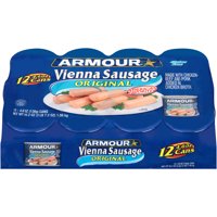 Armour Star Vienna Sausage, Original, 4.6 oz. cans 12-count