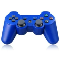 Wireless Blue Bluetooth Double Shock Game Controller for PS3 Playstation 3