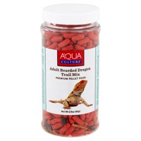 Aqua Culture Adult Bearded Dragon Trail Mix Premium Pellet Food, 2.9 oz