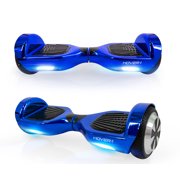 Hover-1 Refurbished Ultra UL Certified Electric Hoverboard w/ 6.5" Wheels, LED Lights and 4 Hour Battery Life- Blue