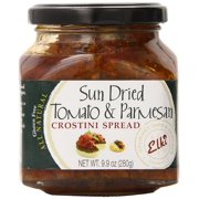 Elkis Gourmet Sundried Tomato and Parmesan Crostini Spread, 9.9 Ounce