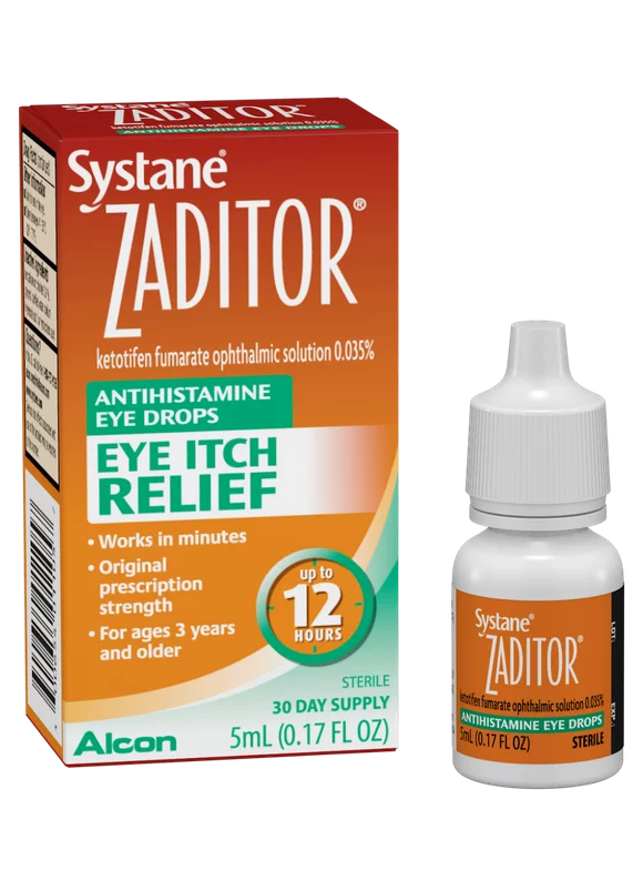 ZADITOR Antihistamine Eye Care Allergy Eye Drops, 5 ml
