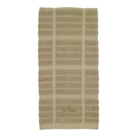 All-Clad Textiles 100-Percent Combed Terry Loop Cotton Kitchen Towel, Oversized, Highly Absorbent and Anti-Microbial, 17-inch by 30-inch, Solid, Cappuccino Brown