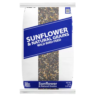 Global Harvest Foods Sunflower & Grains Wild Bird Feed, New, 20 lb. Bag