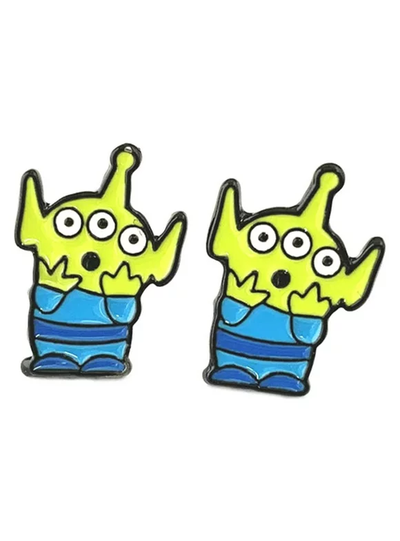 Toy Story Alien Fashion Novelty Post Earrings Movie Cartoon Series with Gift Box