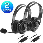Insten 2x Wired Gaming Headset for PS4 Headphone with Microphone