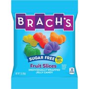 12 PACKS : Brachs Sugar Free Fruit Slices Jelly Candy, 3 Ounce Peg Bag