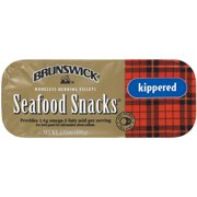 (4 Pack) Brunswick Kippered Seafood Snack, 3.53 oz Can