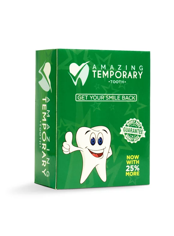 Amazing Temporary Missing Tooth Kit Replacement Temp Dental 25% more than others