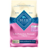 Blue Buffalo Life Protection Formula Natural Adult Small Breed Dry Dog Food, Chicken and Brown Rice, 6-lb