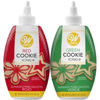 Wilton Red and Green Cookie Icing Set, 2-Count