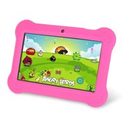 WorryFree Gadgets 7in Kids Zeepad Quad Core Syst Android 4.4 Bluetooth Mutlitouch, Pink