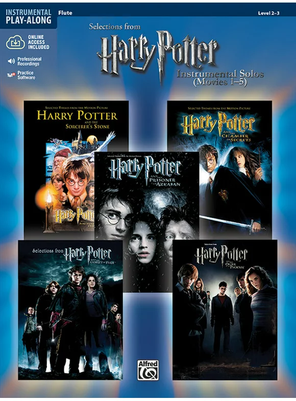 Pop Instrumental Solos: Harry Potter Instrumental Solos (Movies 1-5): Flute, Book & Audio/Software (Other)
