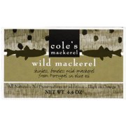 Cole's Mackerel Wild Mackerel, 4.4 oz, (Pack of 10)