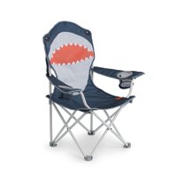 Firefly! Outdoor Gear Finn the Shark Kid's Camping Chair - Navy/Orange/Gray Color, Age Group Kids