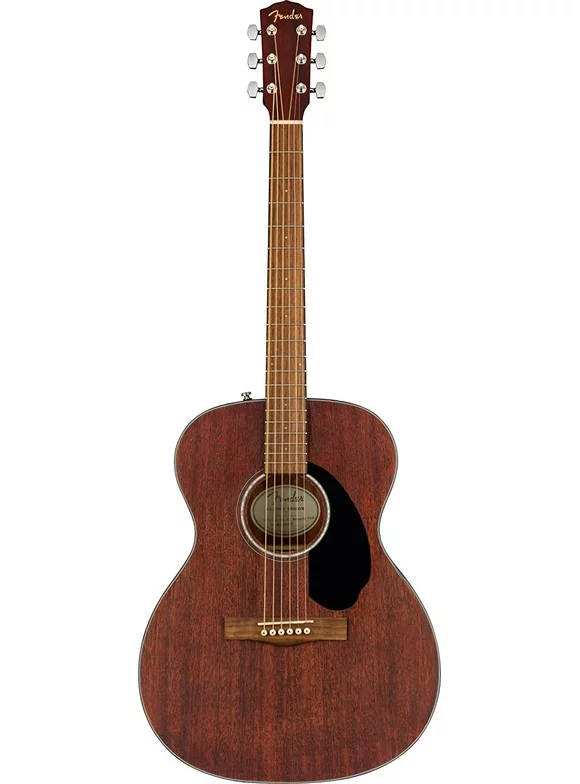 Fender CC-60S Solid Top Concert Acoustic Guitar, All Mahogany