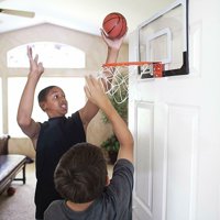 Walsport Spalding Mini Basketball Hoop Indoor Home Office Wall Mounted Decompress Game Children Gadget Toy Basketball Net Goal W/Ball Door Use PC & Metal