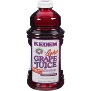 Kedem 100% Juice, Light Grape, 64 Fl Oz (Pack of 8)