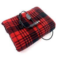 TrekSafe 12-Volt Heated Travel Blanket, 57 x 39