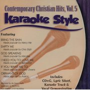 Contemporary Christian Hits Volume 5 Daywind Christian Karaoke Style NEW CD+G 6 Songs