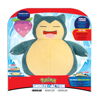 POKEMON Feature Plush 10in Snooze Action Snorlax