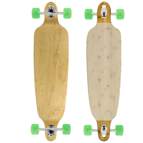 Moose Double Drop 9.75" x 39.75" Longboard Baked Bamboo Complete