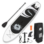 SereneLife SLSUPB08 - Free Flow Paddleboard SUP - Stand Up Water Paddle-Board (11 ft.)