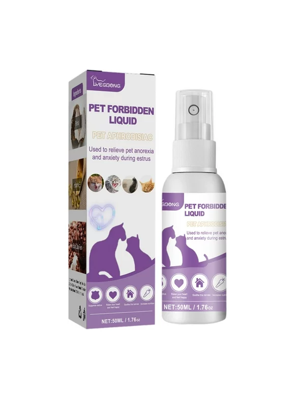 Wowspeed Dog Calming Spray for Cats | Safe Healthy Calming Diffuser Manage Emotions | Remedies Calm Down for Pets, Liquid Helps to Relieve Stress Scratching Fighting Hiding
