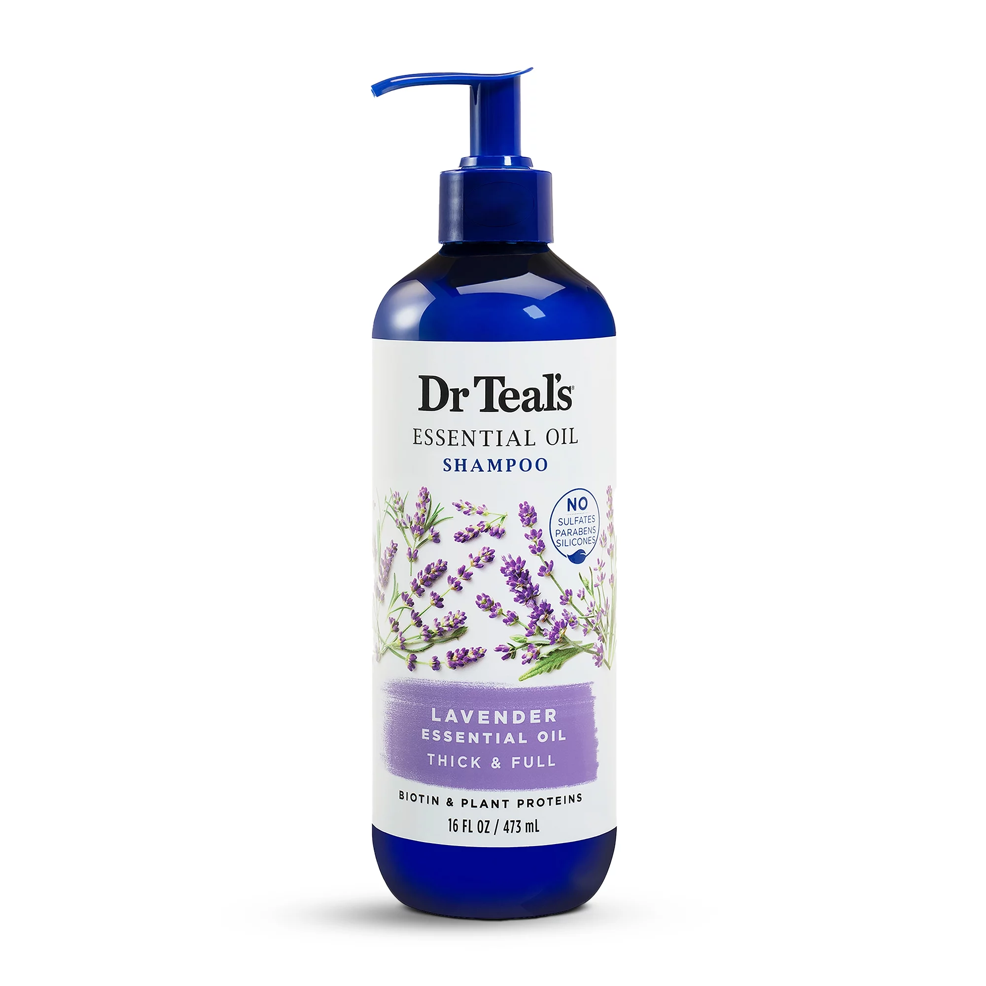 Dr Teal's Essential Oil Volumizing Daily Shampoo with Lavender, 16 fl oz