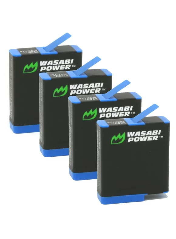 Wasabi Power Battery (4-Pack) for GoPro HERO8 Black (Compatible with HERO7, HERO6, HERO5)