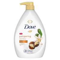 Dove Purely Pampering Body Wash with Pump Shea Butter with Warm Vanilla 34 oz