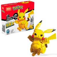 Mega Construx Pokemon Jumbo Pikachu Construction Set with character figures, Building Toys for Kids (825 Pieces)