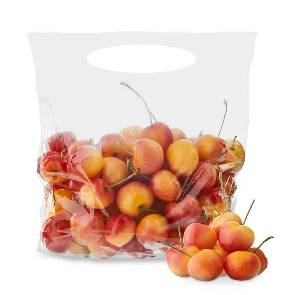Fresh Sweet Rainier Cherries, 1.25 lb Pouch