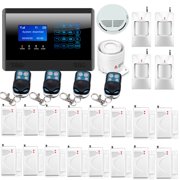 iMeshbean Wireless Wired LCD Touch Keypad GSM SMS Home House Alarm System Security Burglar