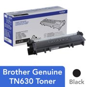 Brother Genuine Standard Yield Toner Cartridge, TN630, Replacement Black Toner, Page Yield Up To 1,200 Pages