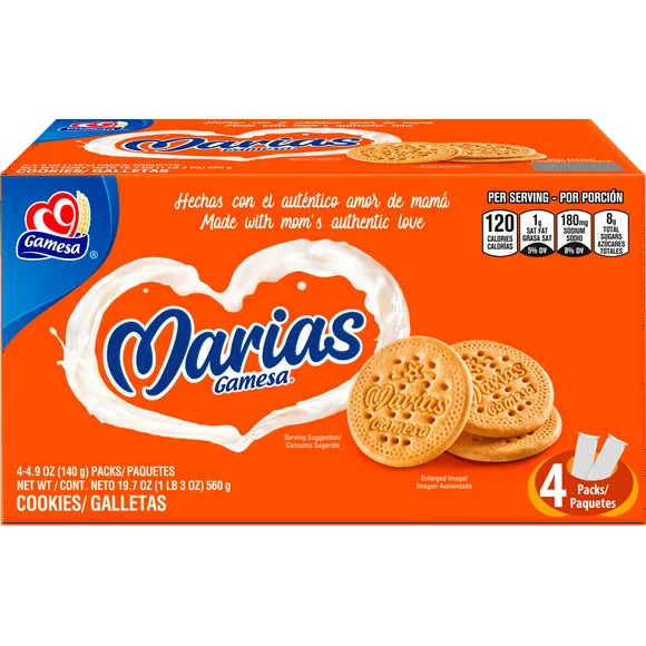 Gamesa Marias Cookies, 4.9 oz 4 Count