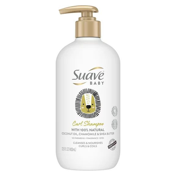Suave Baby Curl Shampoo Coconut Oil, Chamomile & Shea Butter, 13.5 oz
