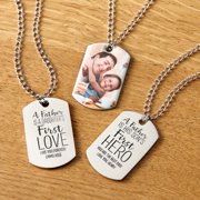 Personalized First Memories Photo Dog Tag - Hero