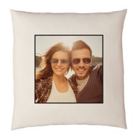 Personalized Photo Accent Pillow 15"x15" - Available in Antique Border or Plain Border