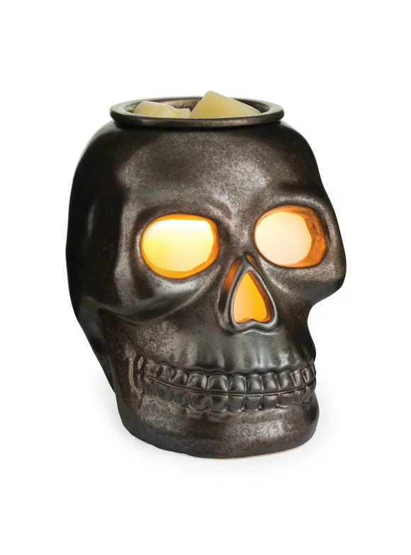 Skull Gothic Halloween Illumination Fragrance Wax Warmer by Candle Warmers Etc.