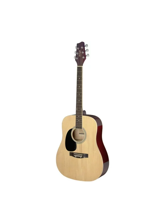 Stagg SA20D 3/4 Left-Handed Dreadnought Acoustic Guitar, Natural