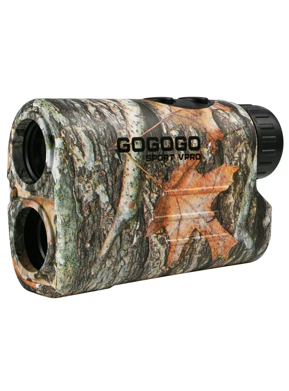 Gogogo Sport Vpro Red Display Laser Rangefinder for Hunting 1200 Yards 6X Camo Range Finder GS03C