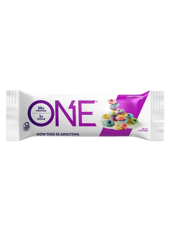 One Protein Bar, Fruity Cereal, 20g Protein, 1 Bar