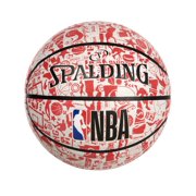 Spalding NBA Graffiti 29.5" Basketball - Red/White