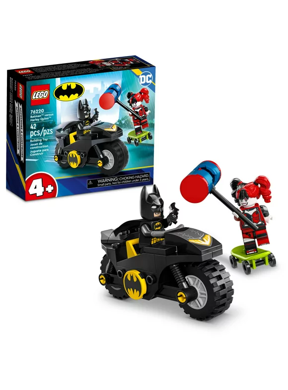 LEGO DC Batman versus Harley Quinn 76220 Building Kit; Action Figure Toy; Gift for Kids Aged 4+