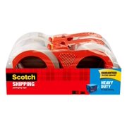Scotch Heavy Duty Packaging Tape, 1.88 in x 54.6 yd, 4 Dispensers